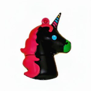 UNICORNIO NEGRO ROJO