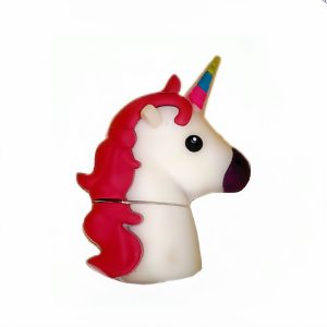 UNICORNIO BLANCO ROJO